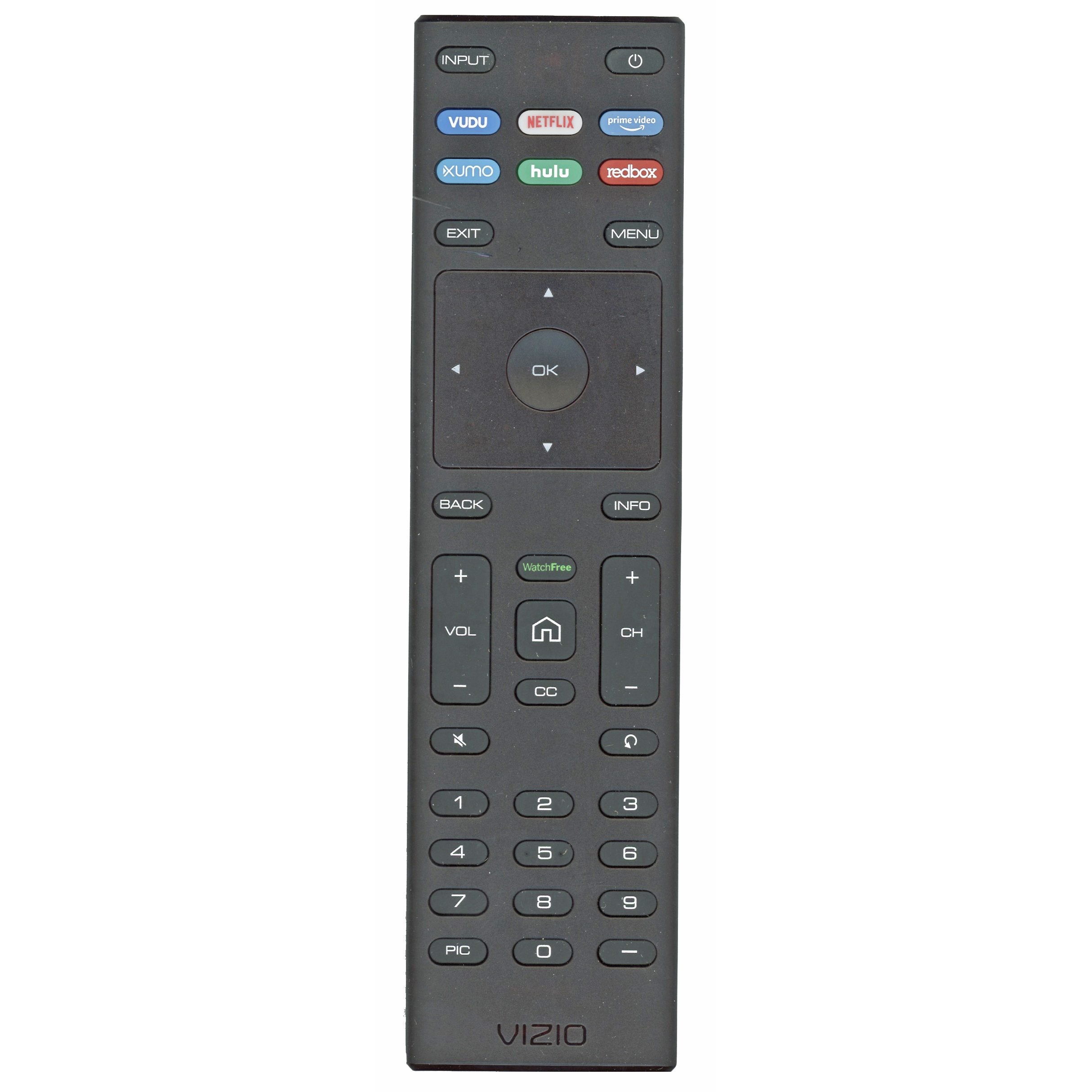 Original Vizio XRT136 Hulu/Redbox TV Remote Control - Vudu, Netflix, Prime Video, Xumo, Hulu, Redbox - 111200133