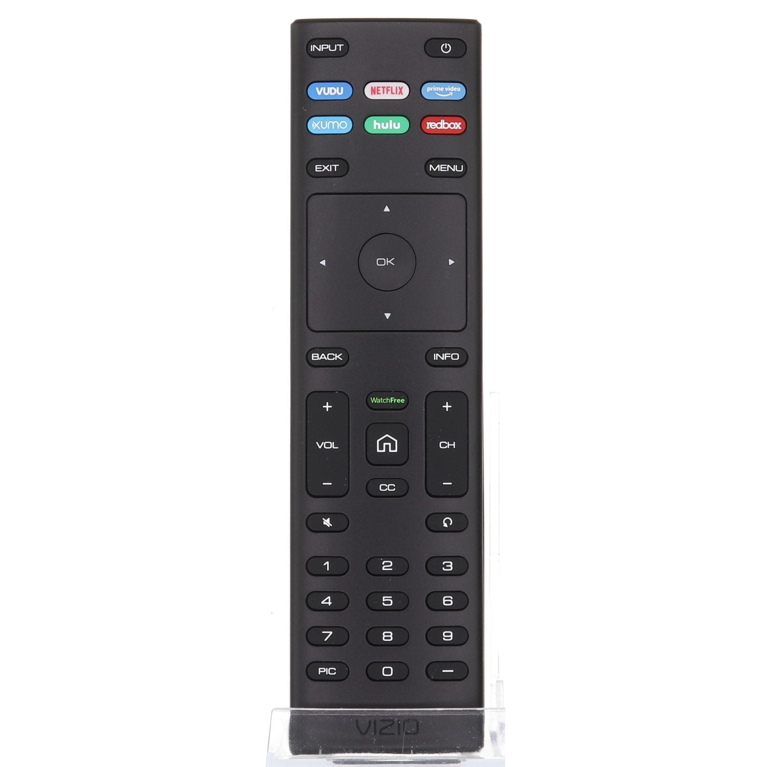 Original Vizio XRT136 Hulu/Redbox TV Remote Control - Vudu, Netflix, Prime Video, Xumo, Hulu, Redbox - 111200133