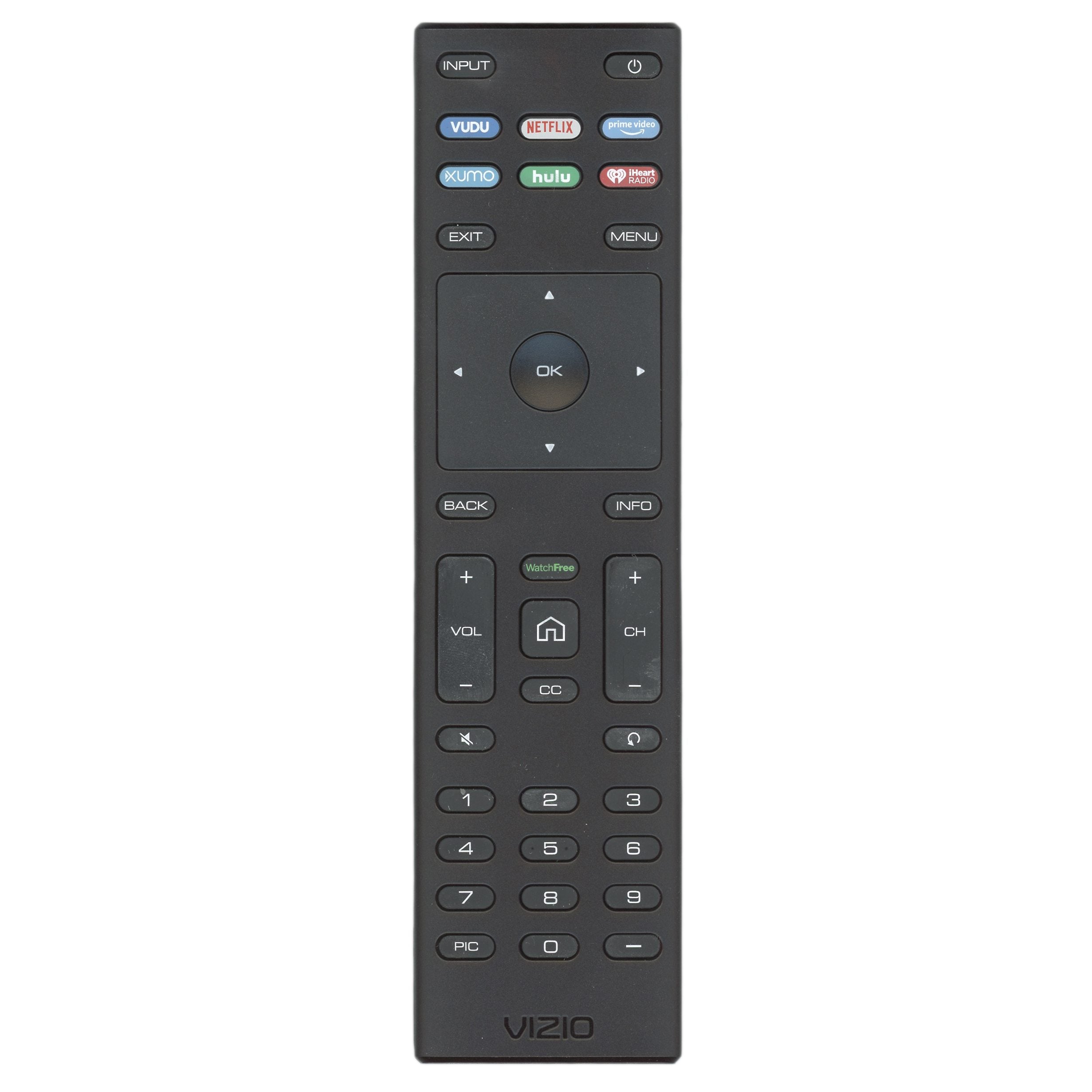 Original Vizio XRT136 HULU TV Remote Control - Vudu, Netflix, Prime Video, Xumo, Hulu, iheart radio - 98003063772