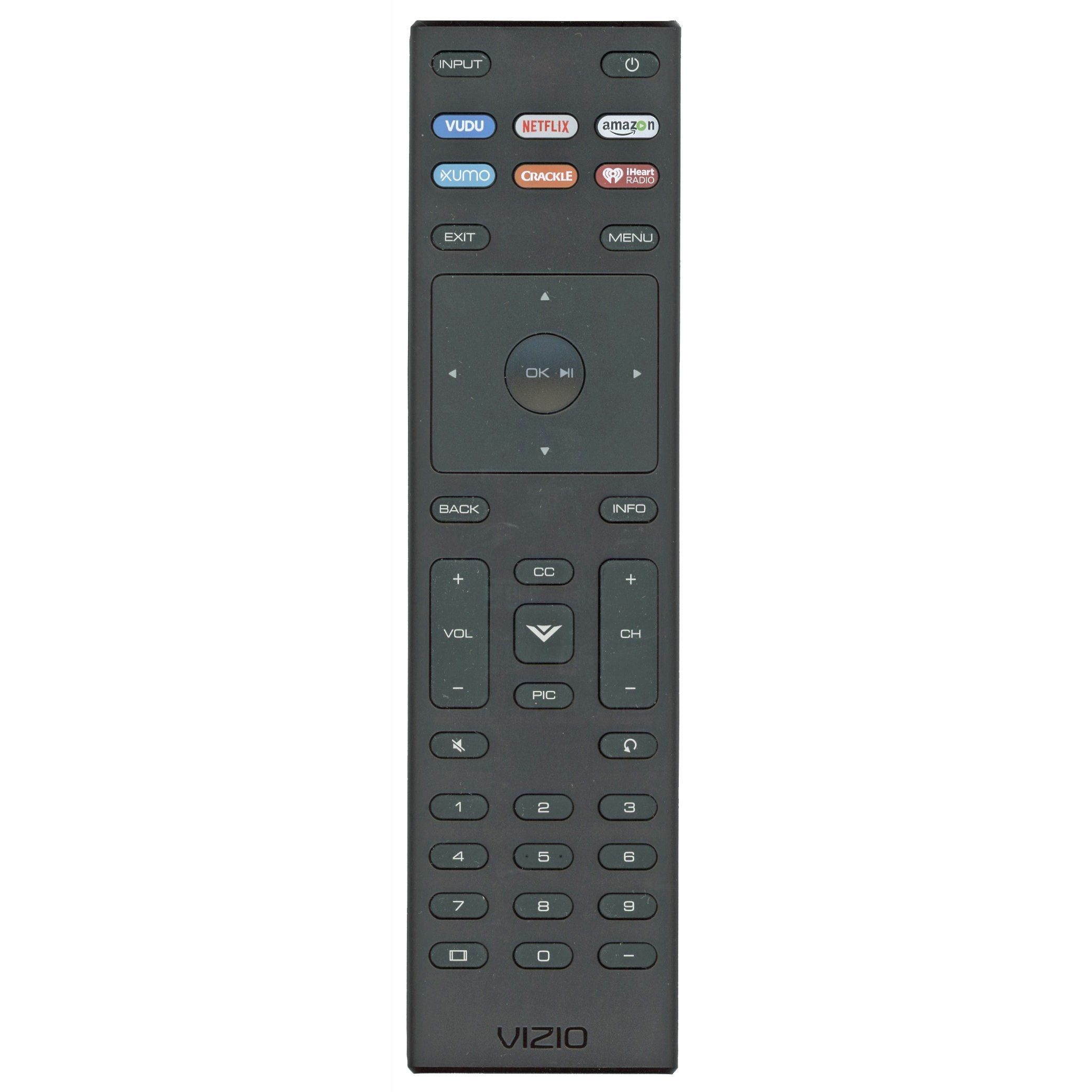 Original Vizio XRT136 W/Amazon TV Remote Control - Vudu, Netflix, Amazon, Xumo, Crackle, iHeart Radio - 98003063770