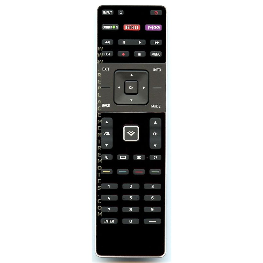 Vizio XRT510 RF Blutooth TV Remote Control - Amazon, Netflix, Mgo - 90.75Q11.001