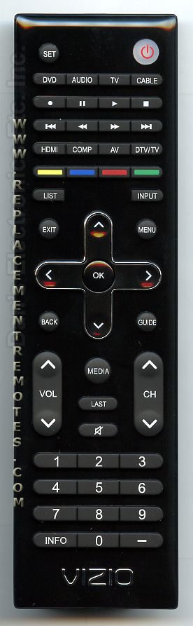 Vizio VUR11 TV Remote Control