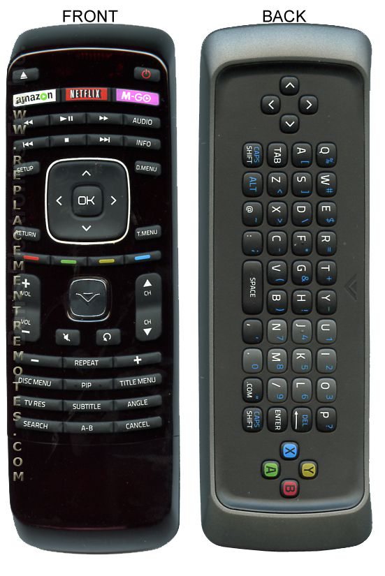 Vizio XBR102 Blu-ray Remote Control