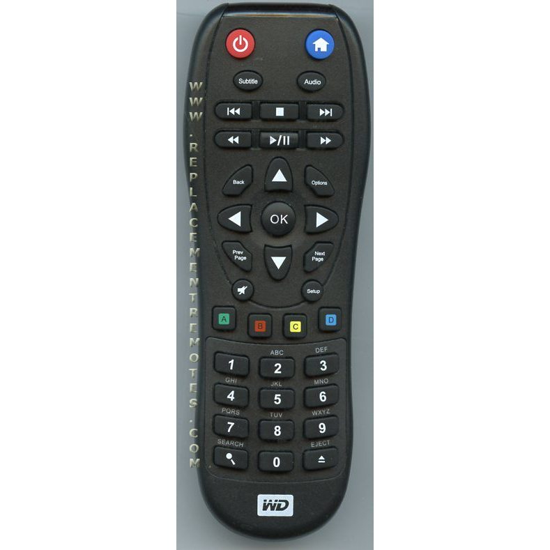 Western Digital KWSB0865F101 Streaming Remote Control