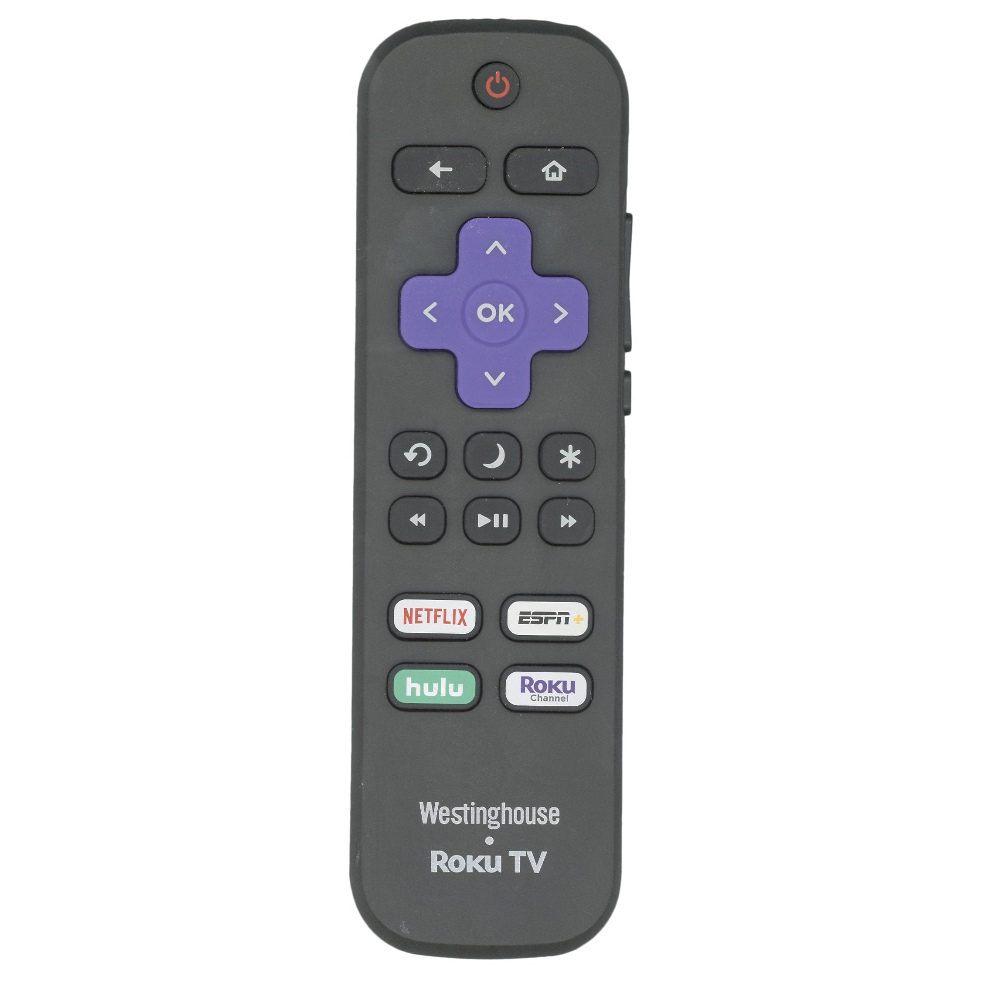 Westinghouse 101018E0072 2020 Roku TV Remote Control - Netflix, ESPN, Hulu, Roku - 101018E0072