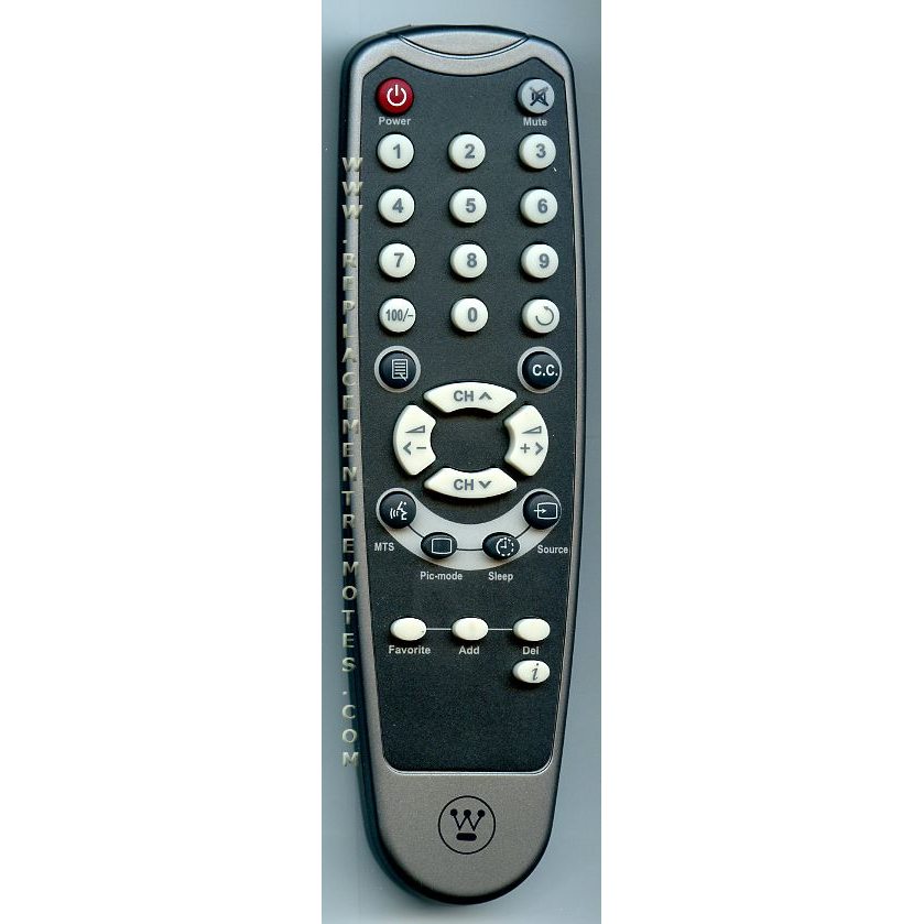 Westinghouse 290200018021 TV Remote Control