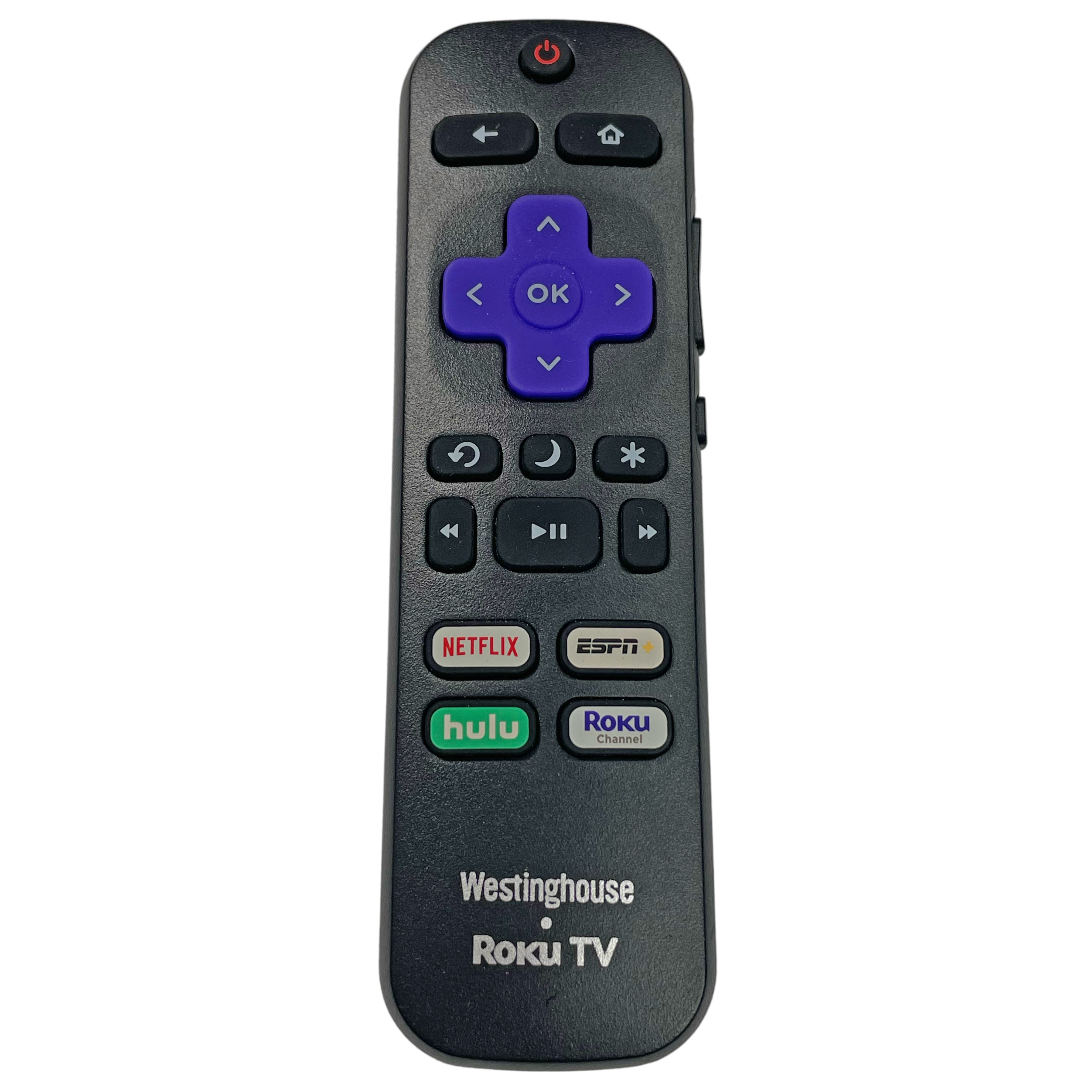 Westinghouse RC453 ROKU TV Remote Control - Netflix, ESPN, Hulu, Roku - RC453