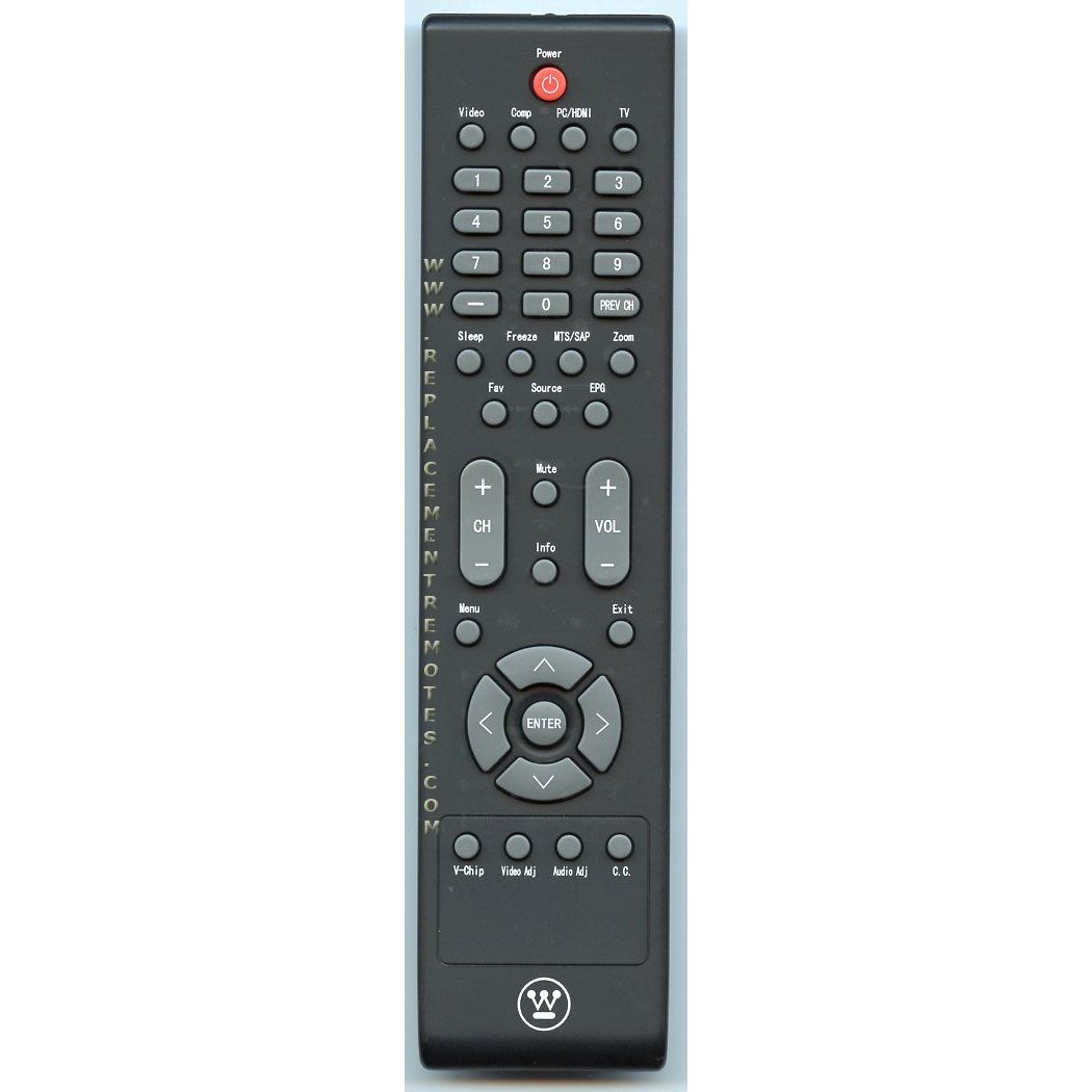 Westinghouse RCNN271 TV Remote Control