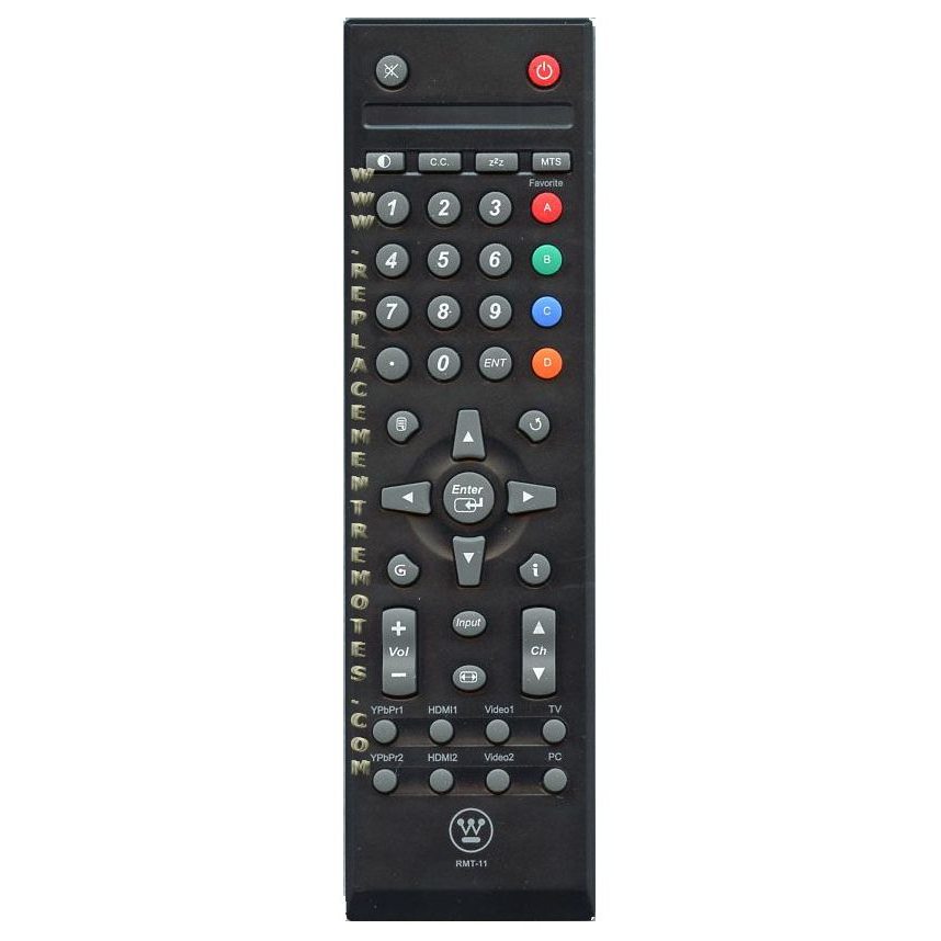 Westinghouse RMT11 TV Remote Control