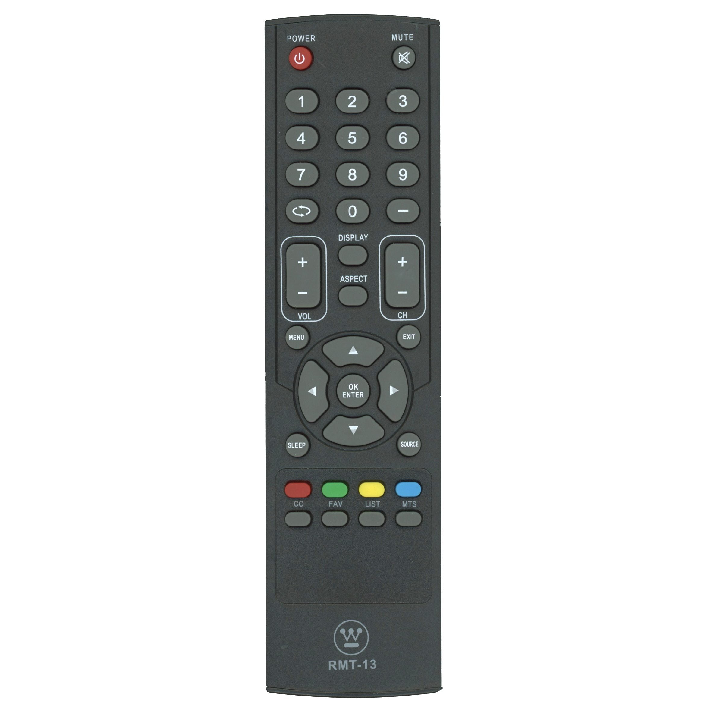 Westinghouse RMT13 TV Remote Control