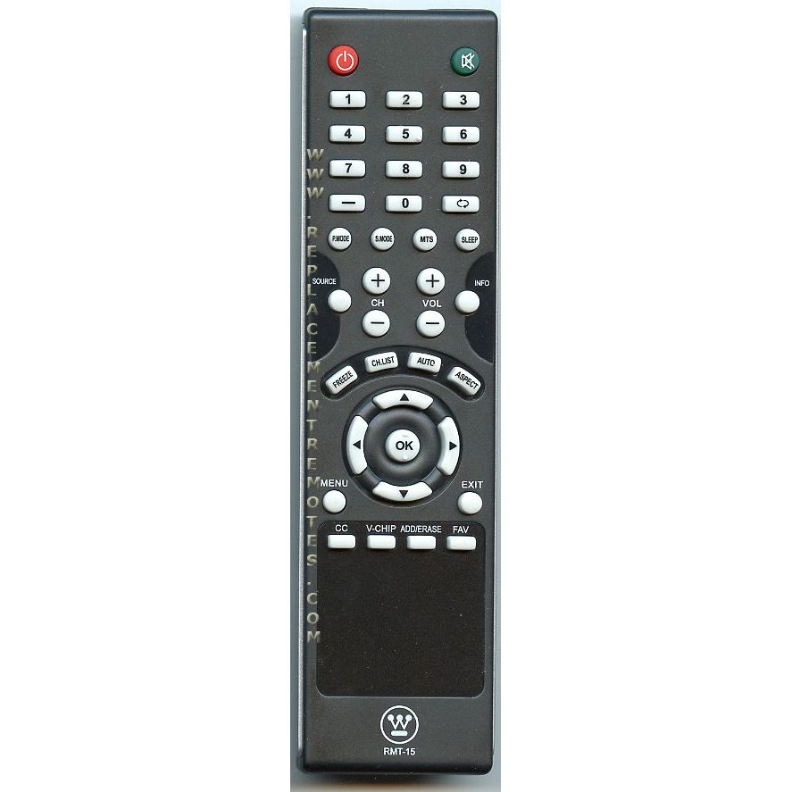 Westinghouse RMT15 TV Remote Control