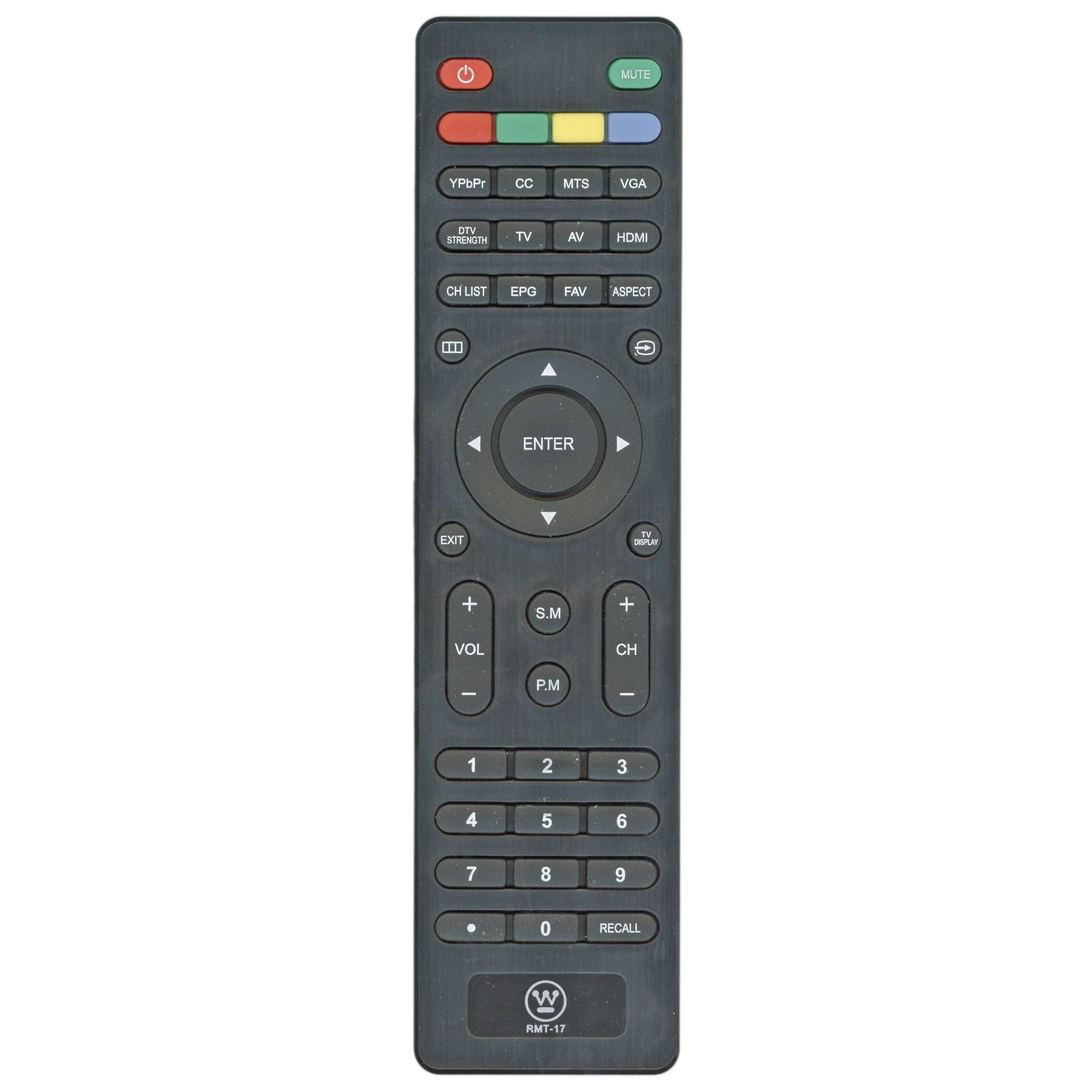 Westinghouse RMT17 TV Remote Control