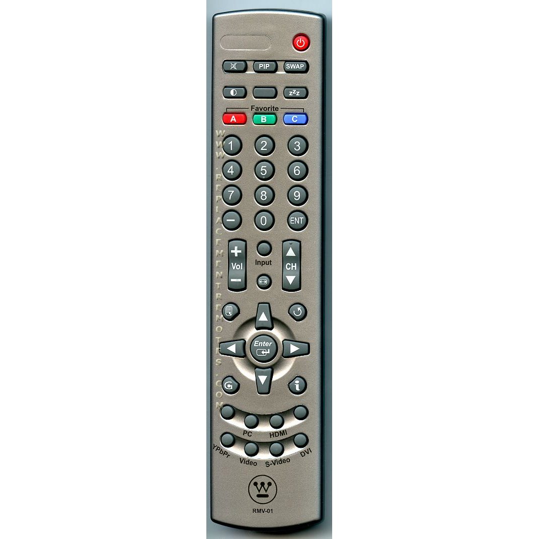 Westinghouse RMV01 TV Remote Control