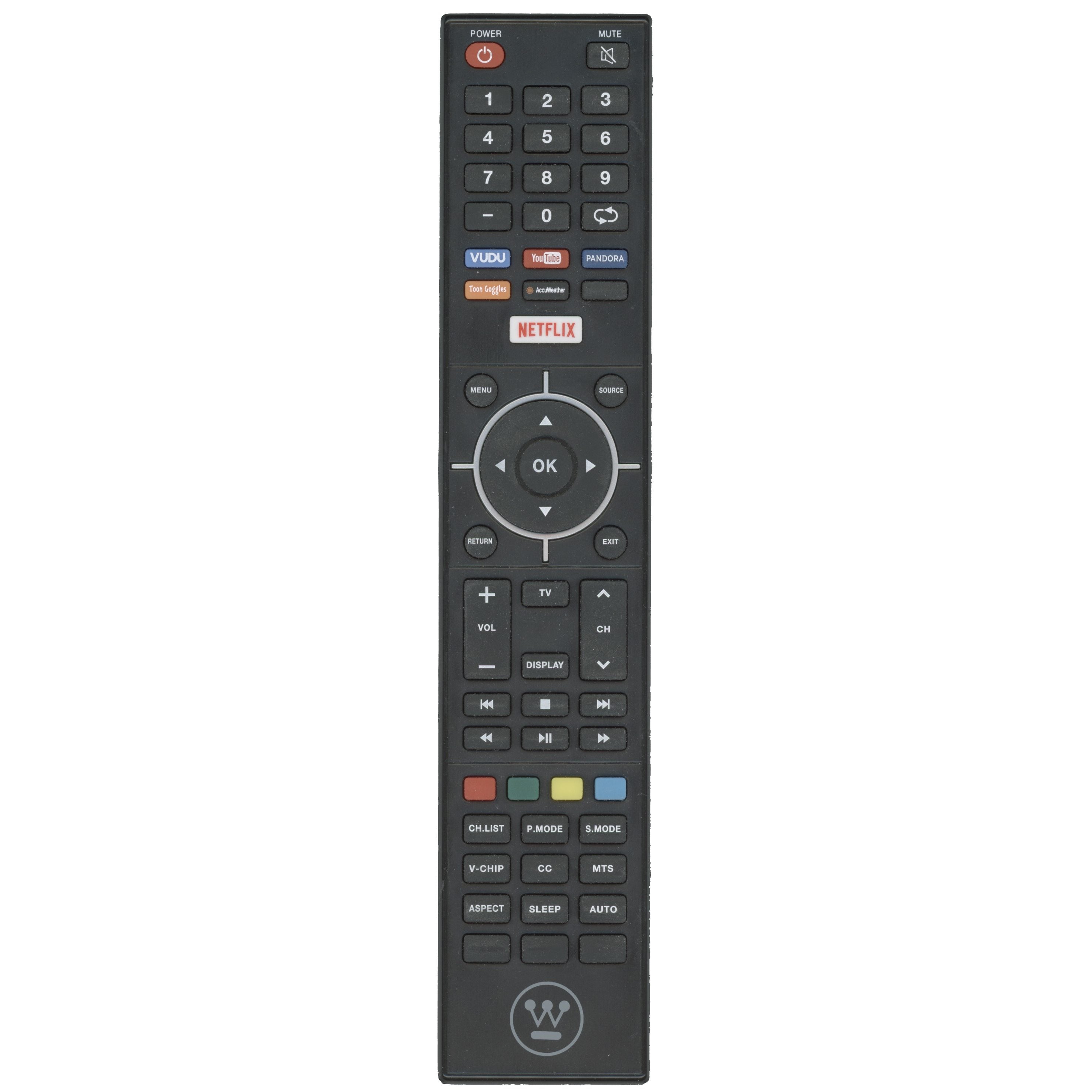 Westinghouse WD65NC Smart TV Remote Control - 84505803B00