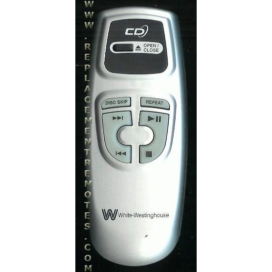 White Westinghouse WW01 CD Remote Control