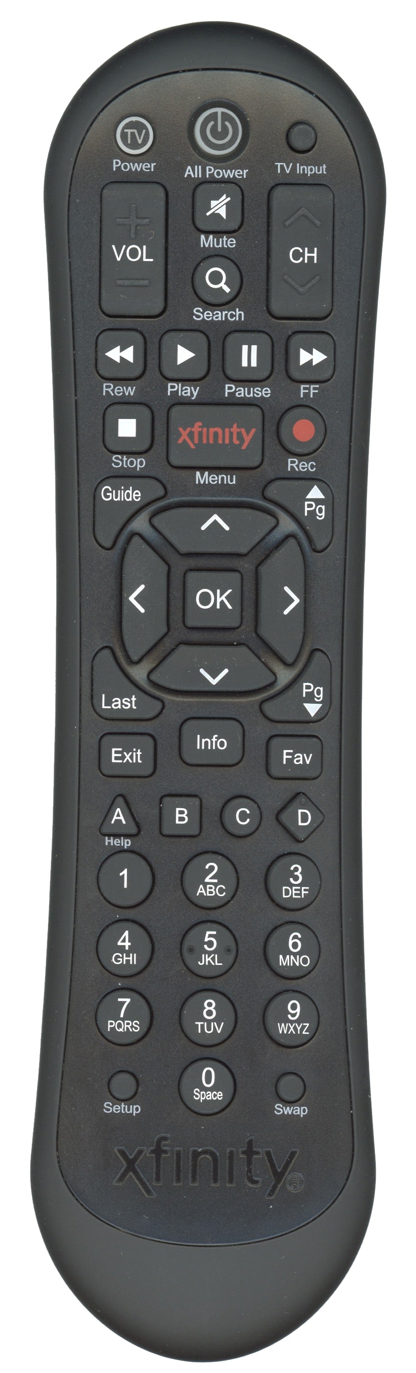 xfinity XR2 V3-R Digital TV Tuner Converter Remote Control