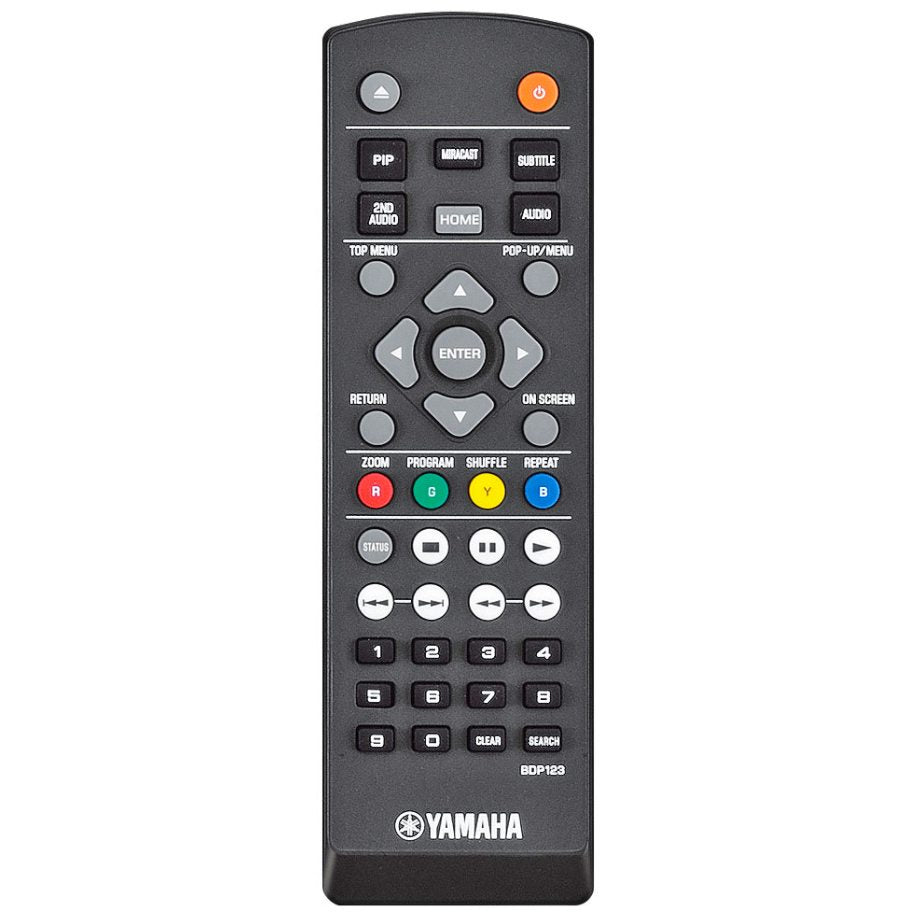 Yamaha BDP123 Blu-ray Remote Control