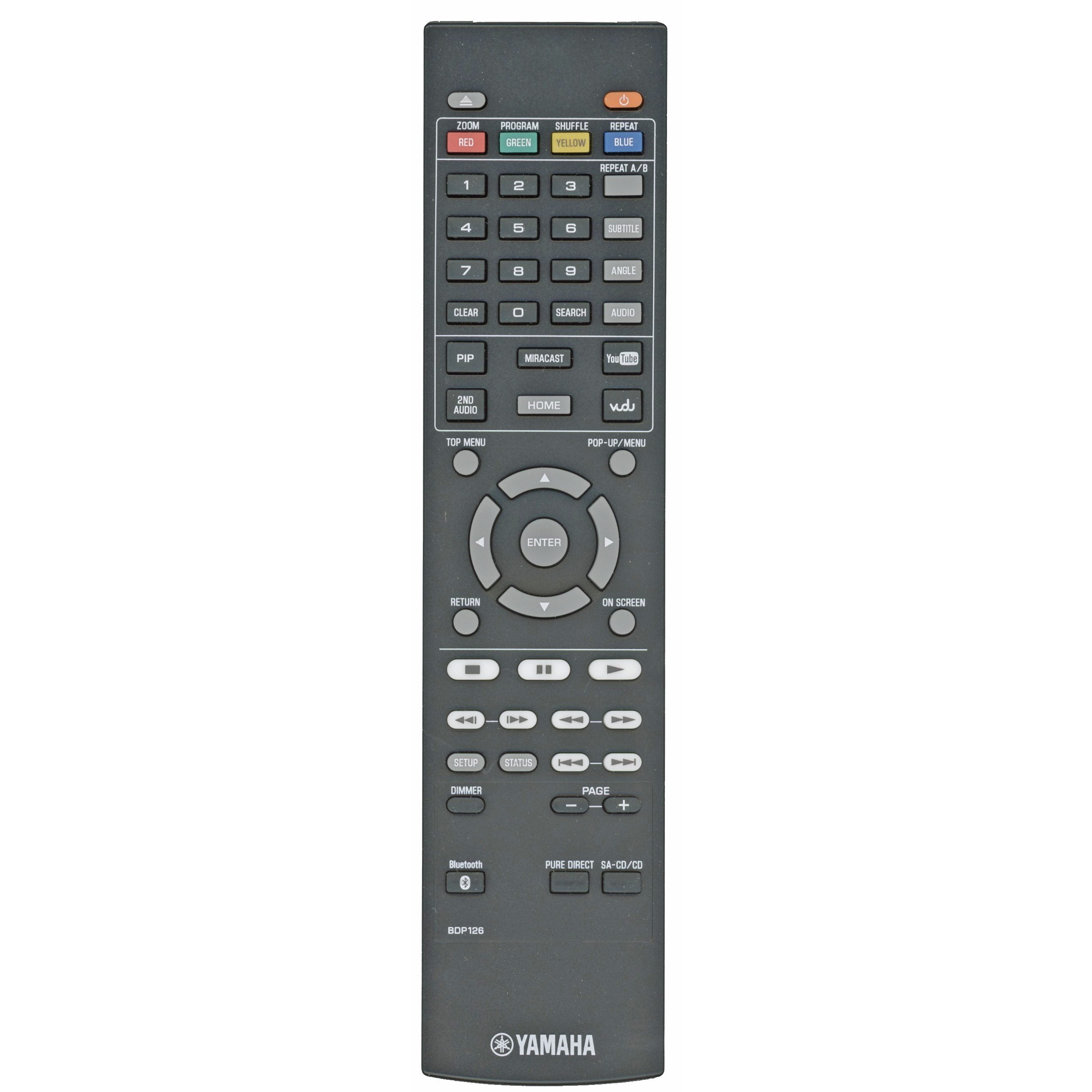 Yamaha BDP126 DVD Remote Control