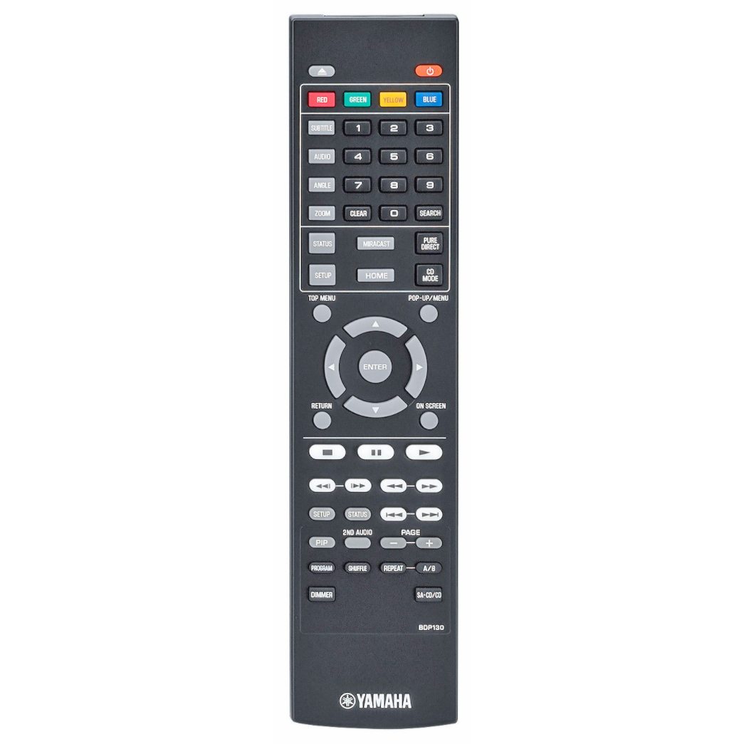 Yamaha BDP130 Blu-ray Remote Control