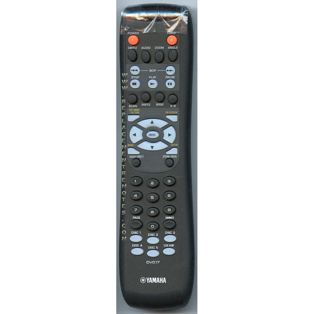 Yamaha DVD17 DVD Remote Control