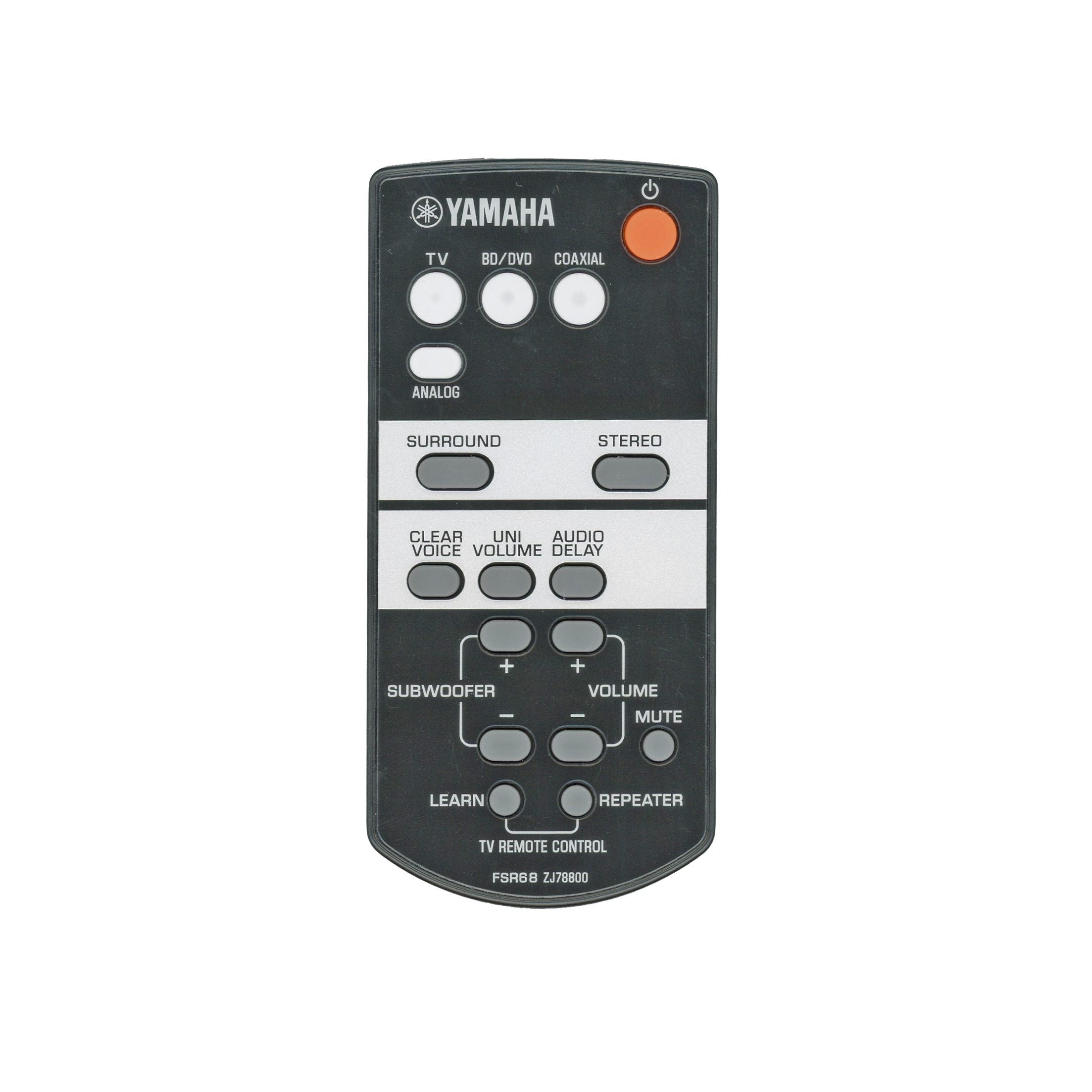 Yamaha FSR68 Sound Bar Remote Control