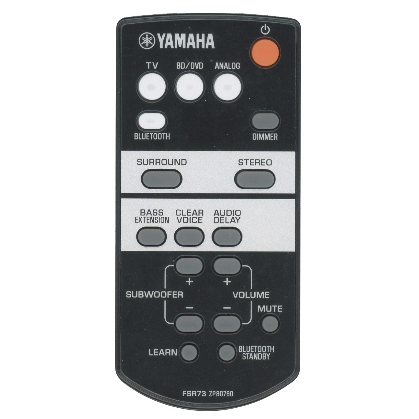 Yamaha FSR73 Sound Bar Remote Control