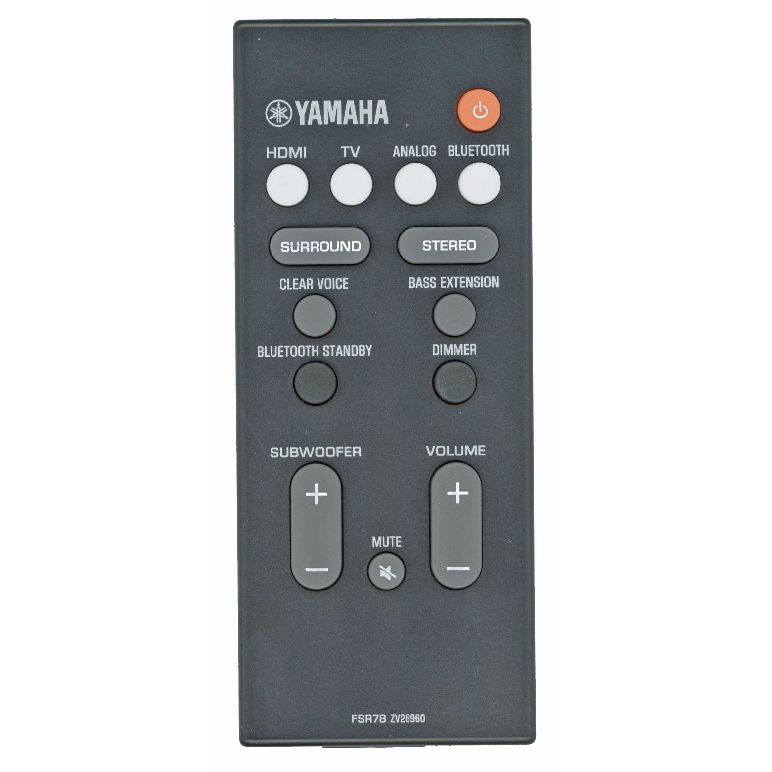 Yamaha FSR78 Receiver Remote Control - ZV289600