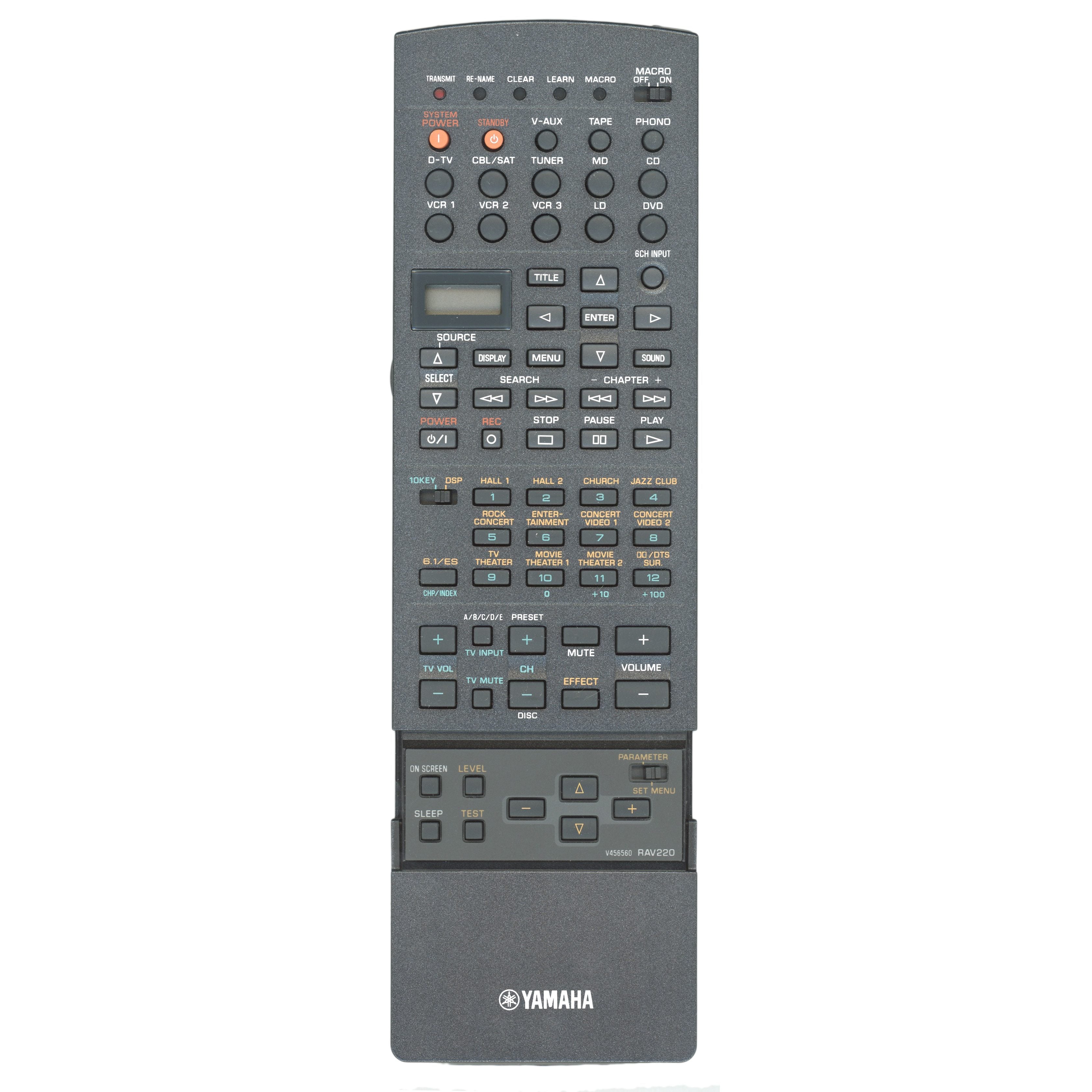 Yamaha RAV220 AV Receiver Remote Control - V4565600