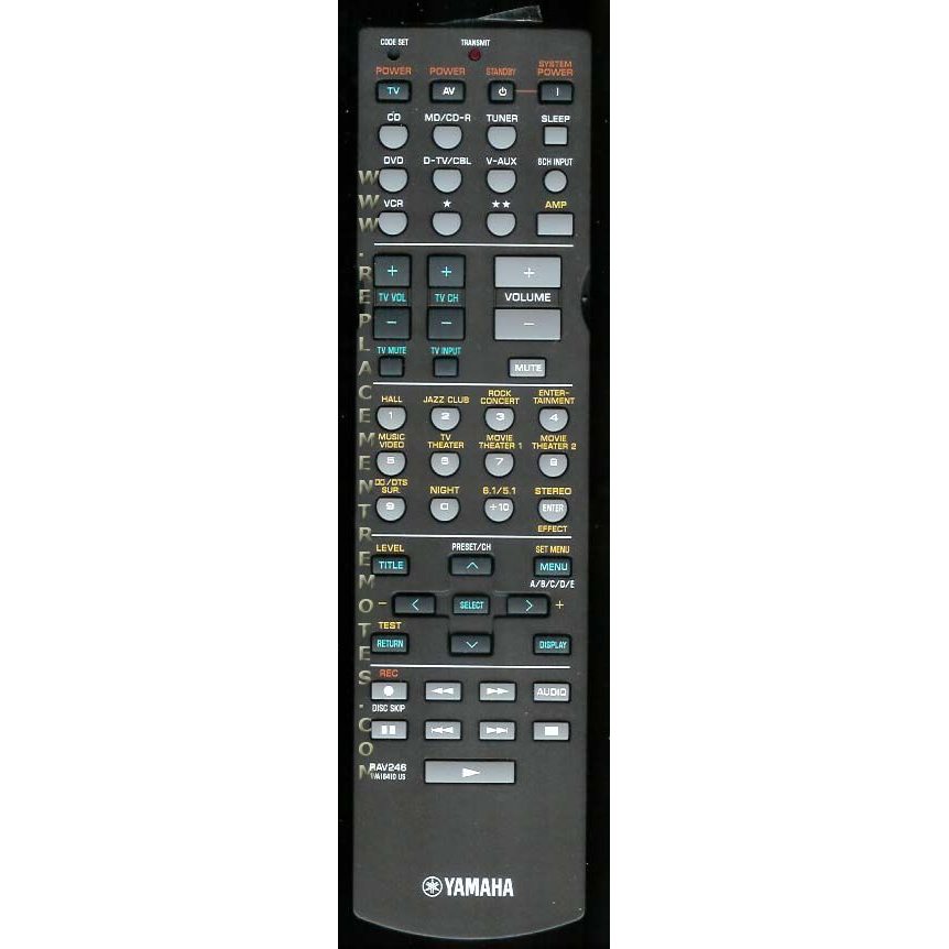 Yamaha RAV246 Receiver Remote Control