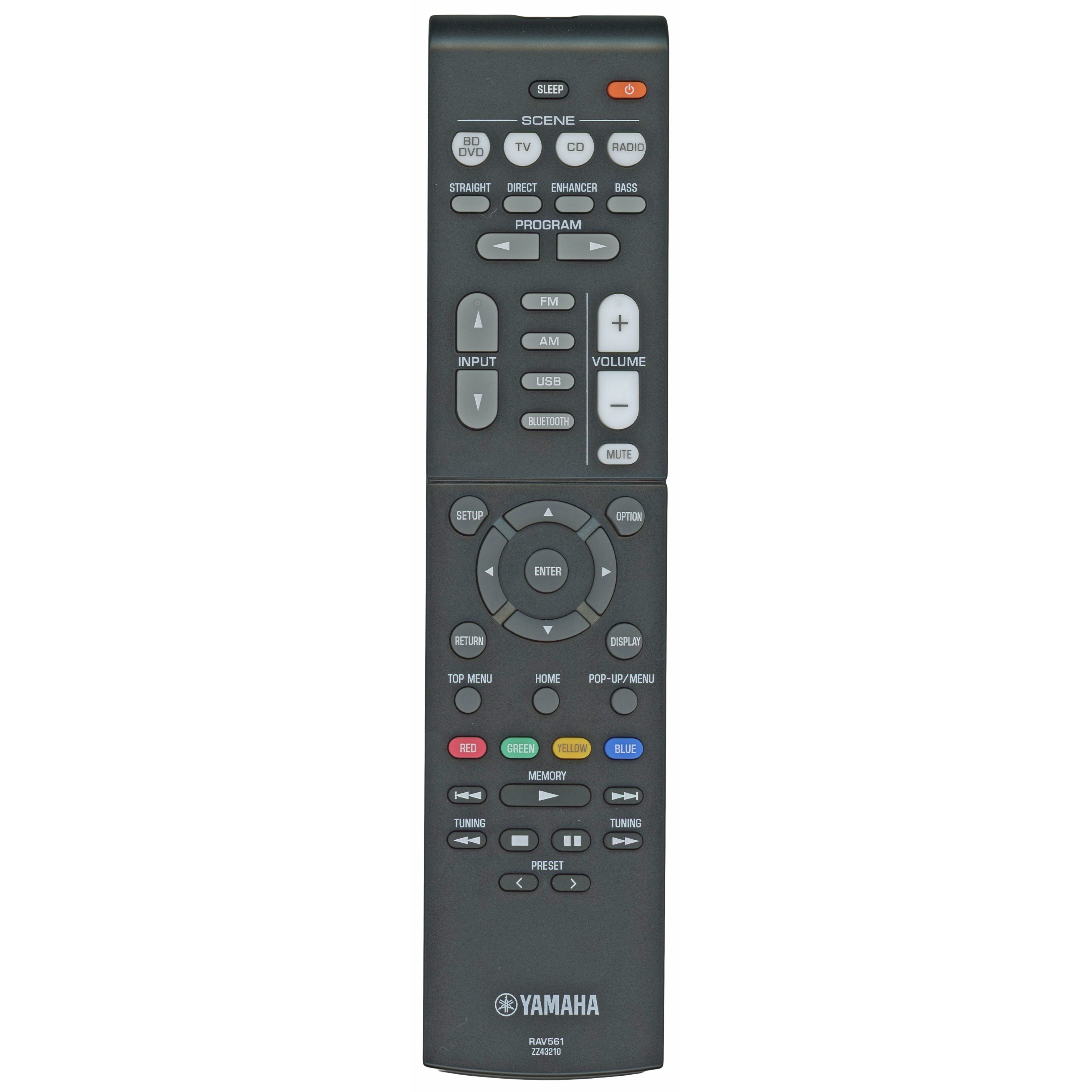 Yamaha RAV561 Audio Video Receiver Remote Control - ZZ432100