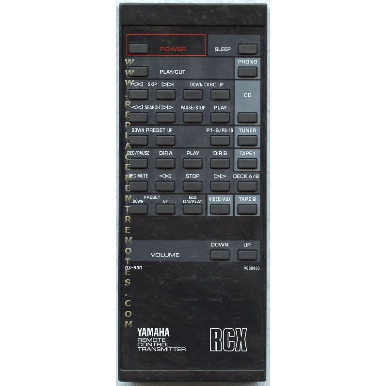 Yamaha RX530 Audio Remote Control