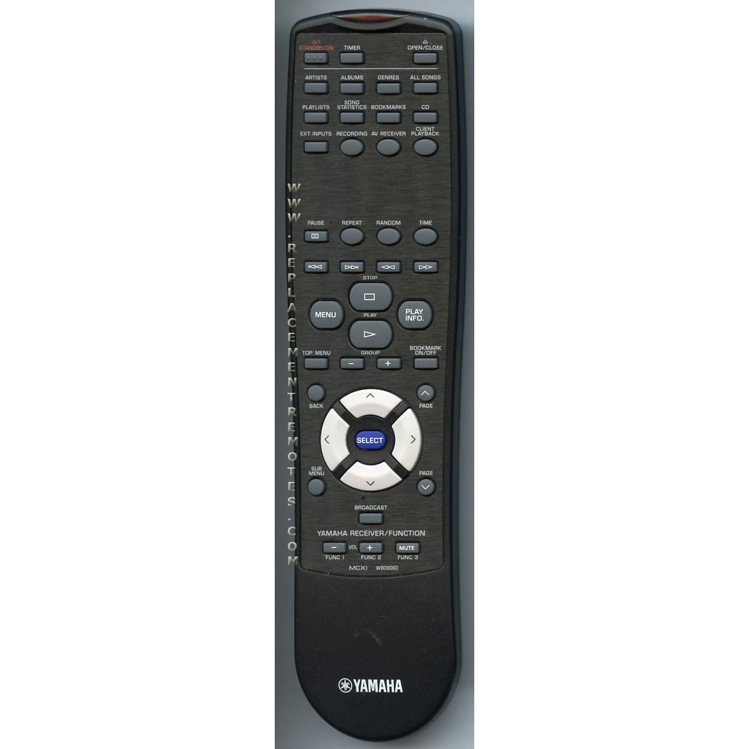 Yamaha WB09060 Receiver Remote Control