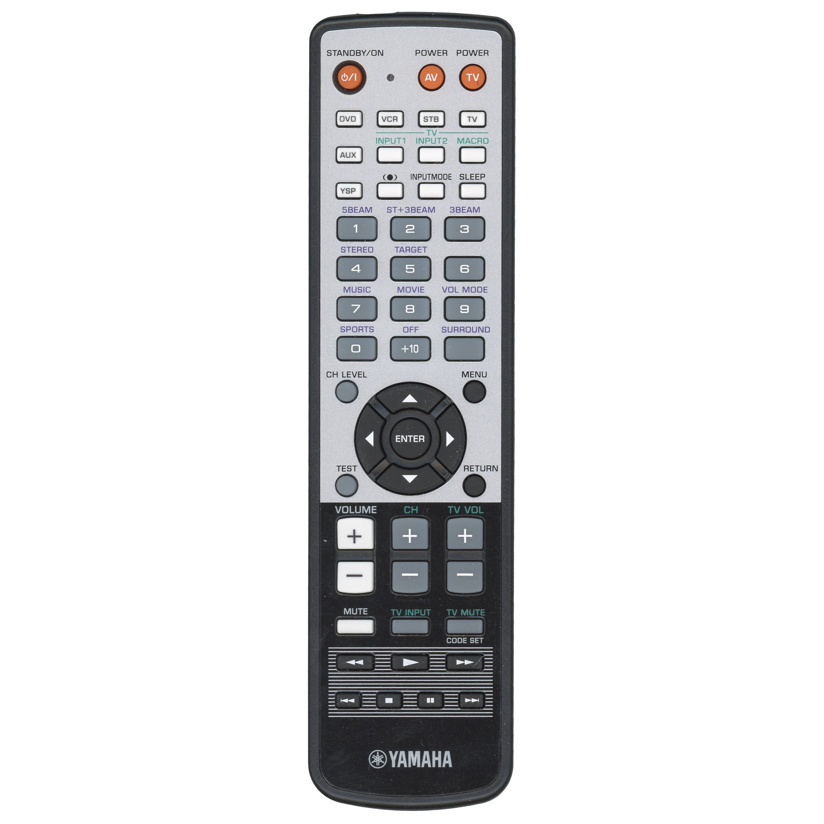 Yamaha WF75640 Sound Bar Remote Control