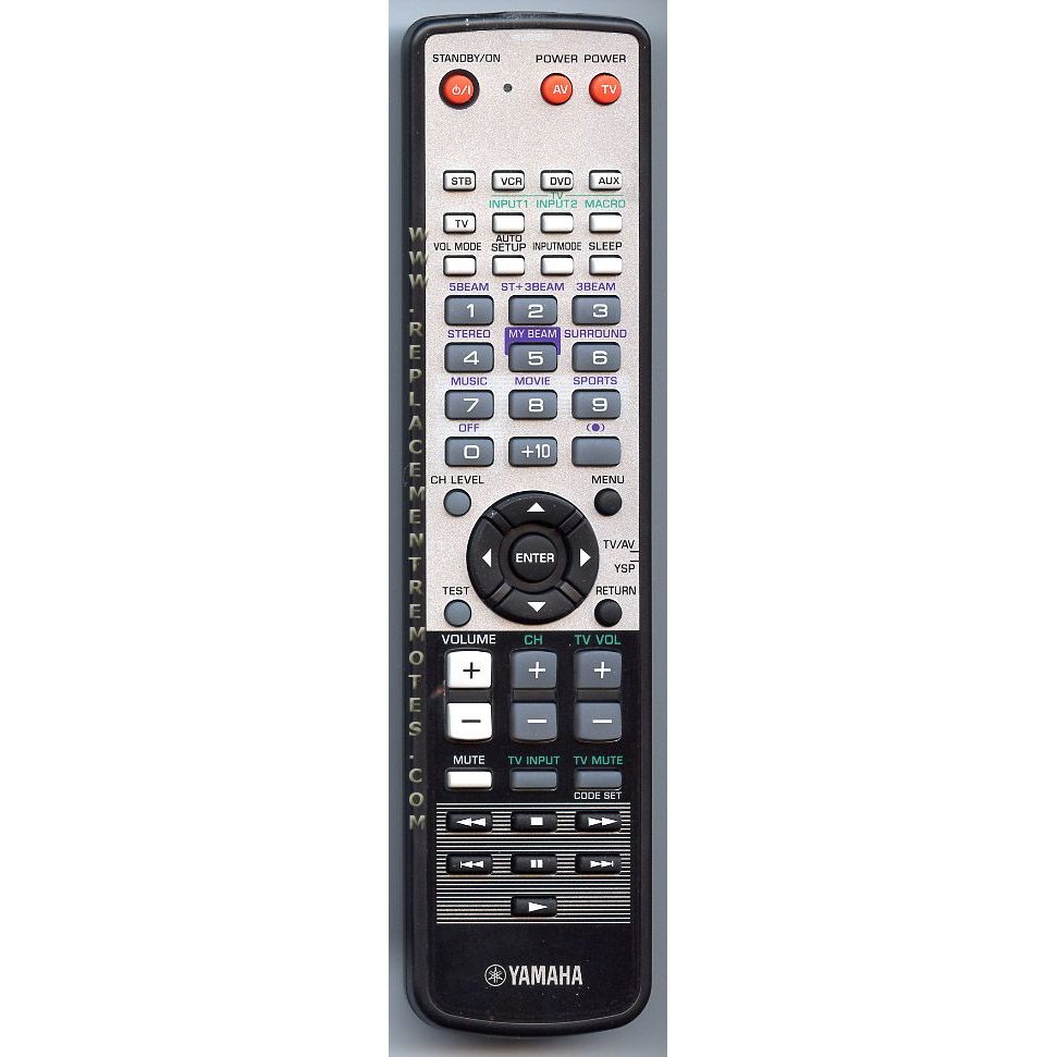 Yamaha WJ210600 Receiver Remote Control