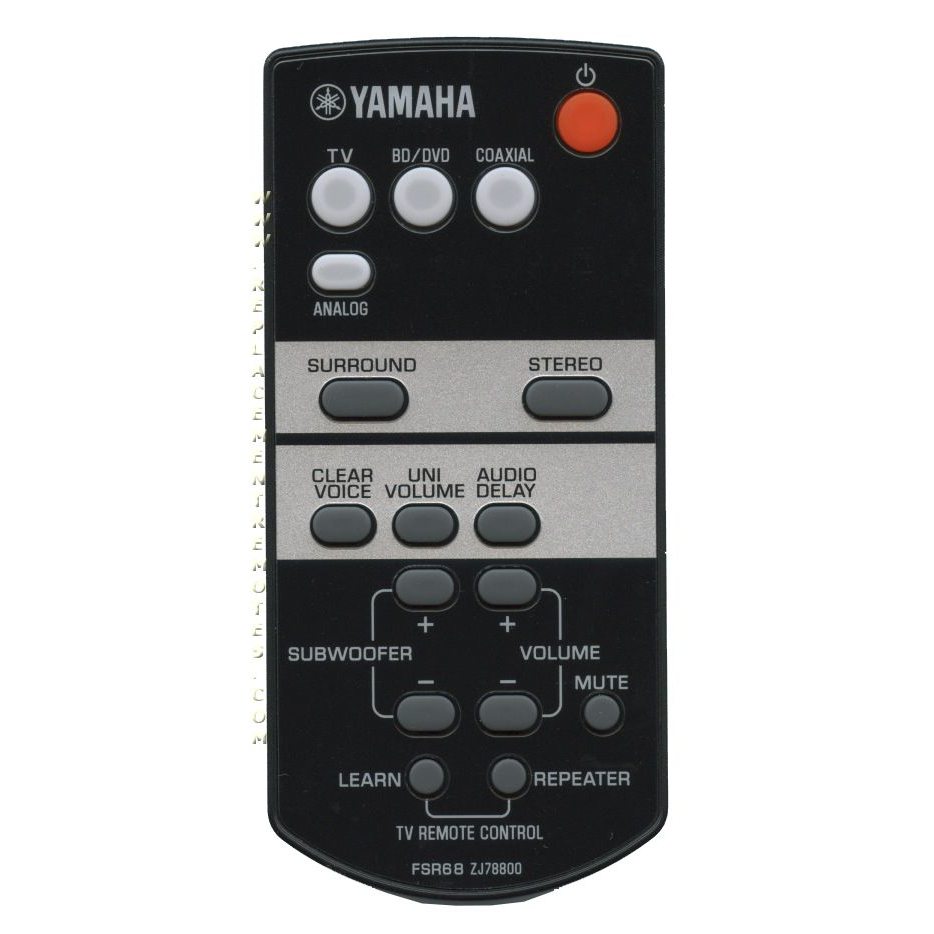 Yamaha ZJ788000 Sound Bar Remote Control