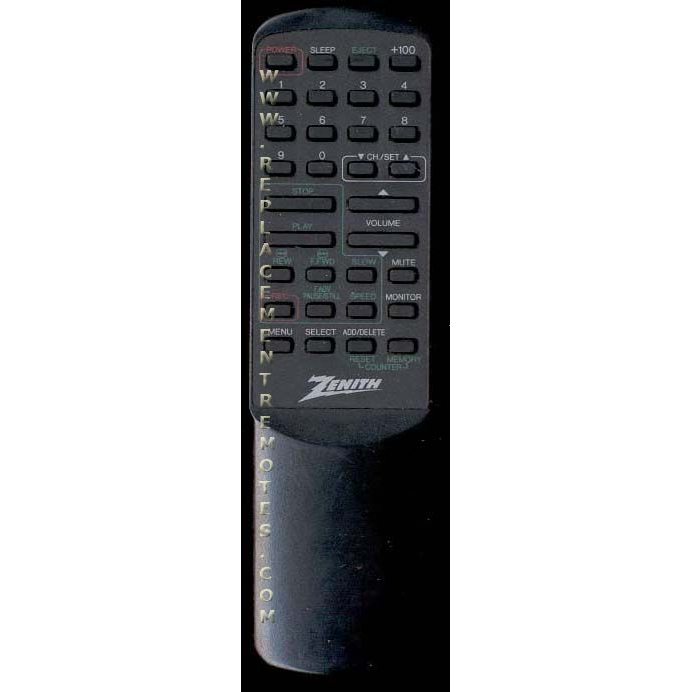 Zenith 0218 TV Remote Control