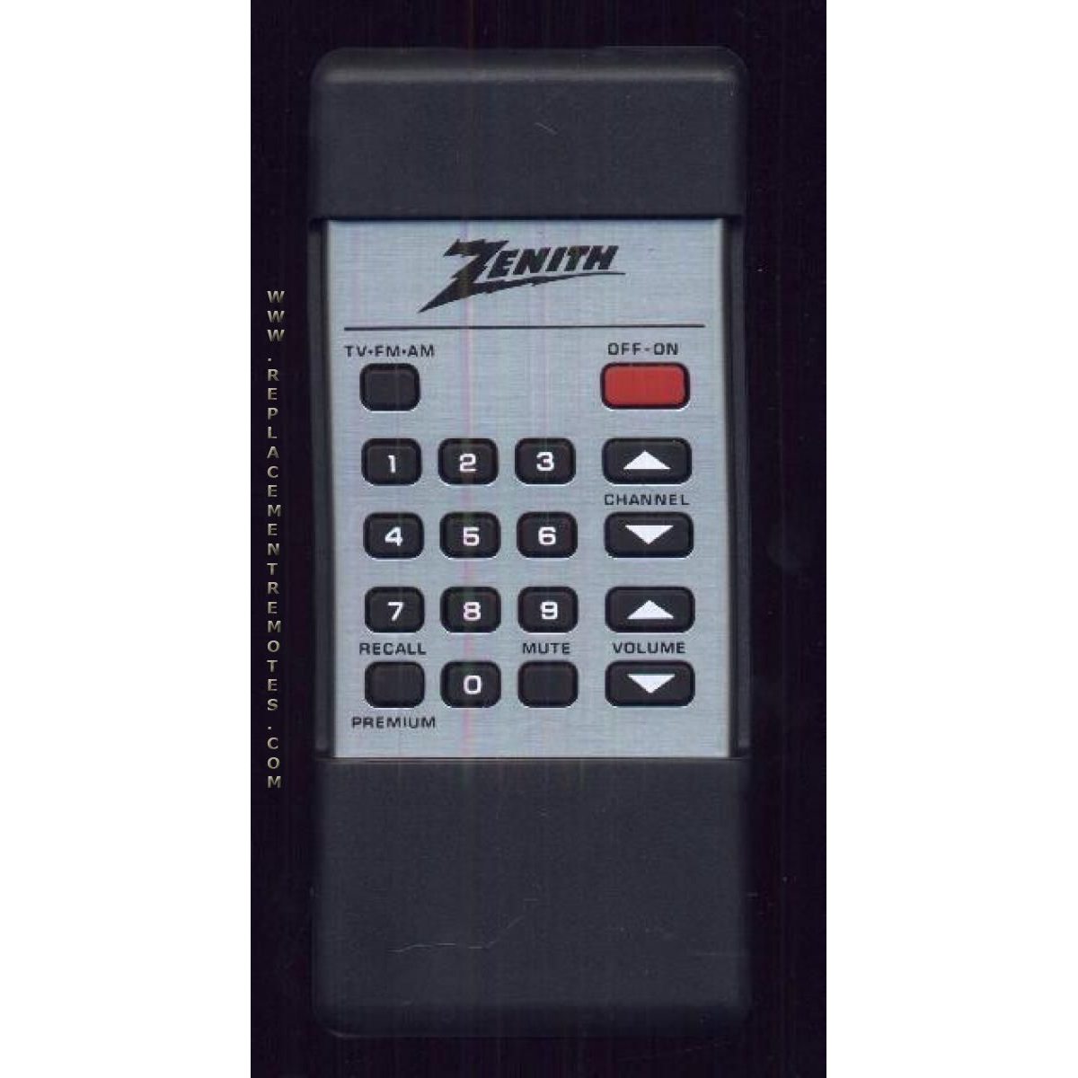 Zenith 12412813 TV Remote Control