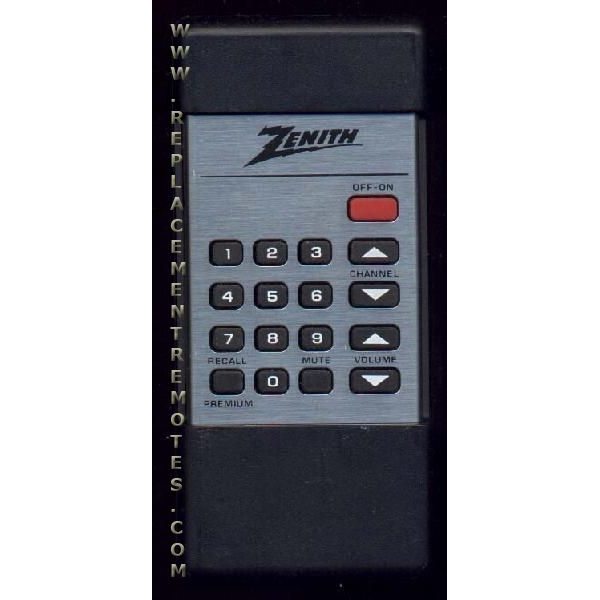 Zenith 12412815 TV Remote Control