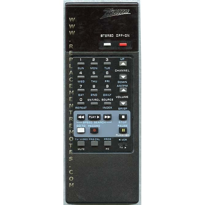 Zenith 12413812 TV Remote Control