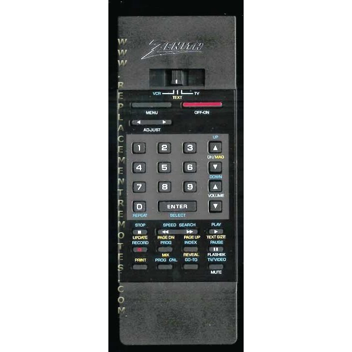 Zenith 12414703 TV Remote Control