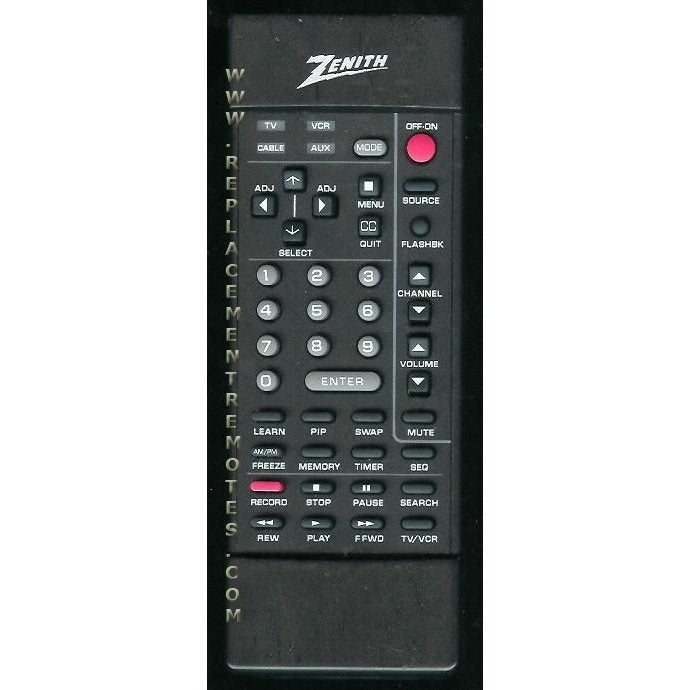 Zenith 12419017 TV Remote Control