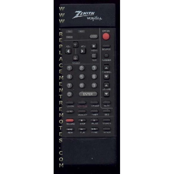 Zenith 12419105 TV Remote Control