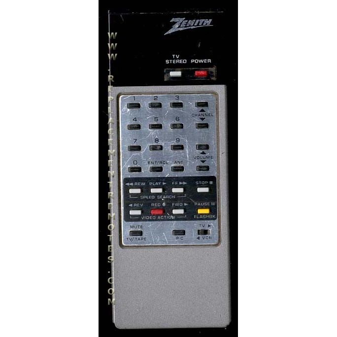 Zenith 2892 TV Remote Control