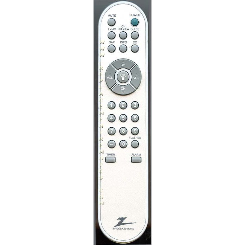 Zenith 3140OSKZ001AR6 TV Remote Control