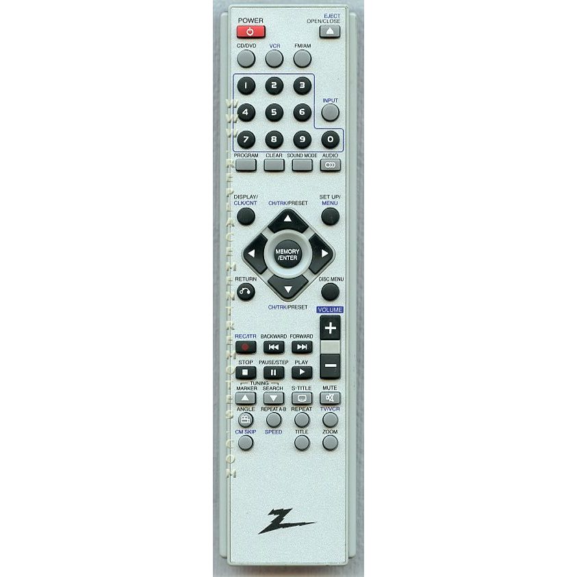 Zenith 6710CDAM01A Receiver Remote Control