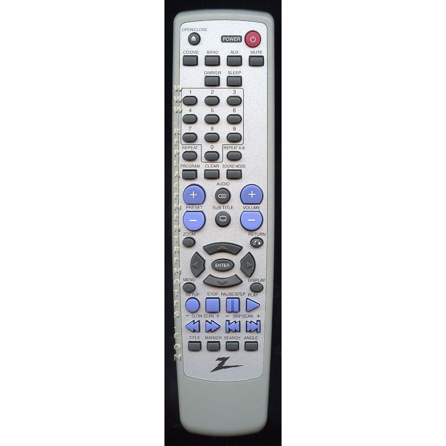 Zenith 6710RCAL12C DVD Remote Control