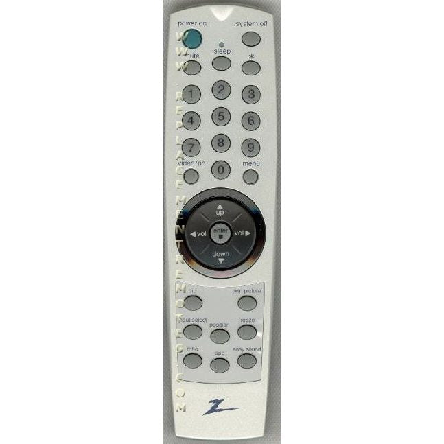 Zenith 6710V00042H TV Remote Control