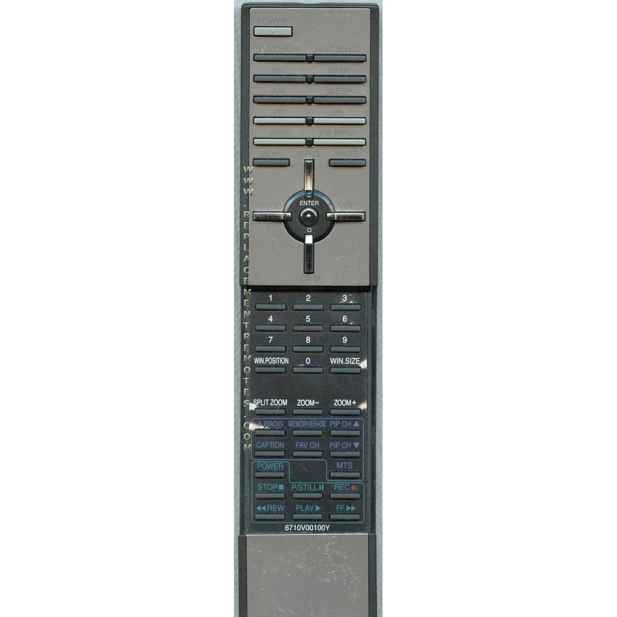 Zenith 6710V00100Y TV Remote Control