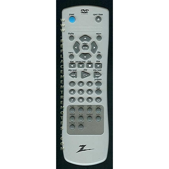 Zenith 6711R1N076A DVD Remote Control