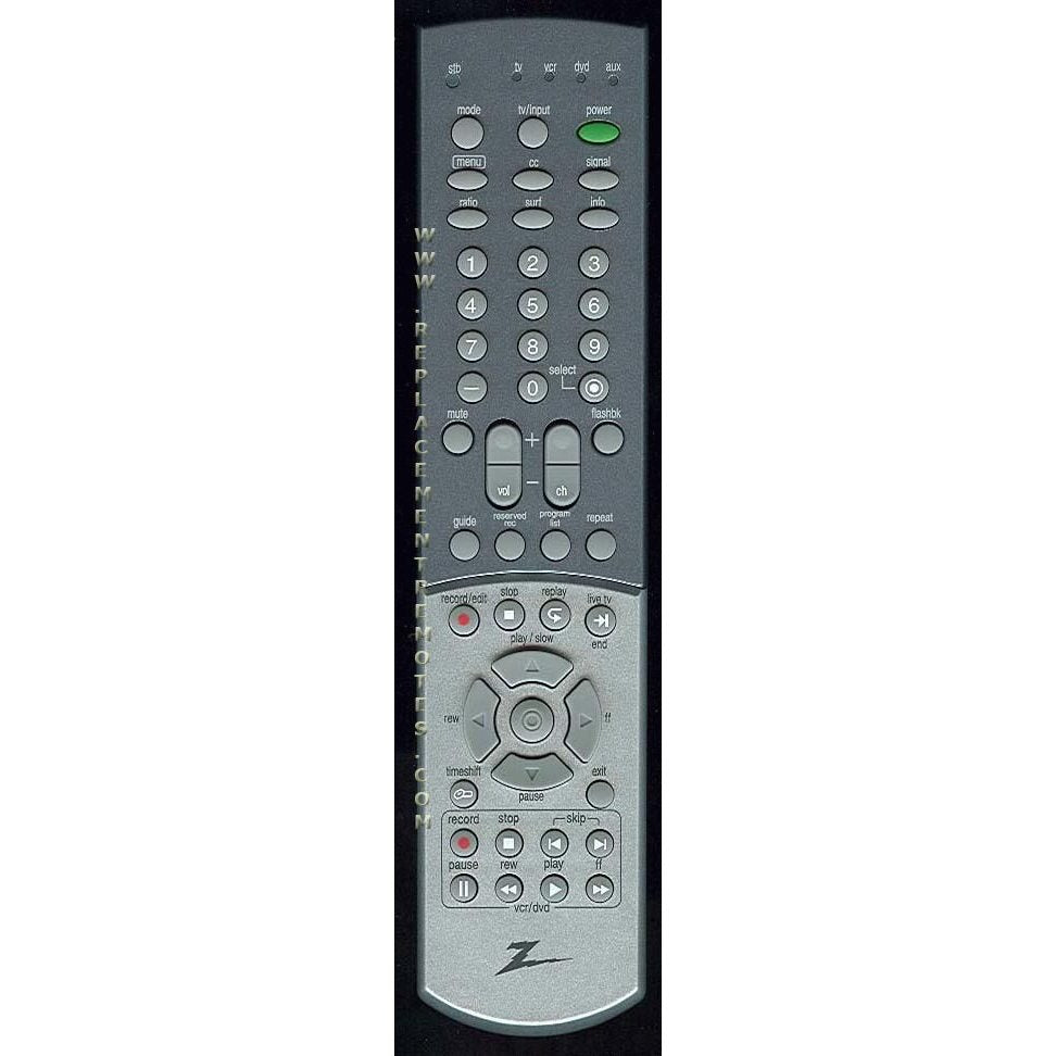 Zenith 6711R1N130A DVD/VCR Remote Control